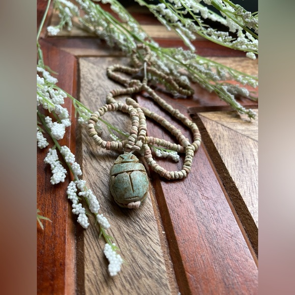 Scarab Beetle Necklace - Picture 6 of 16